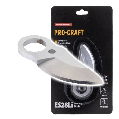 Atsarginė viršutinė geležtė „ProCraft ES28Li Moving Blade”