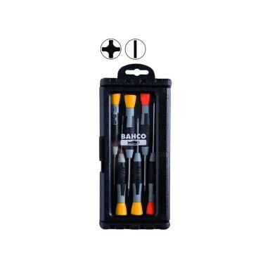 Atsuktuvų rinkinys 6 vnt 1,5x50, 2x50, 2,5x50, 3x50, PH0x50, PH1x75mm Atsuktuvų rinkinys 6 vnt 1,5x50, 2x50, 2,5x50, 3x50, PH0x50, PH1x75mm