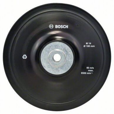 Atraminis padas kampiniam šlifuokliui Bosch, 180 mm, 2608601209 Atraminis padas kampiniam šlifuokliui Bosch, 180 mm, 2608601209