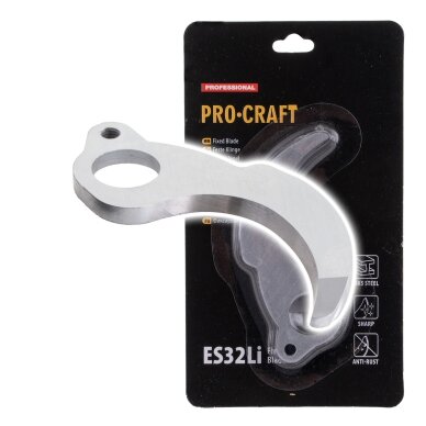 Atsarginis apatinis peilis „ProCraft ES32Li Fixed Blade” Atsarginis apatinis peilis „ProCraft ES32Li Fixed Blade”