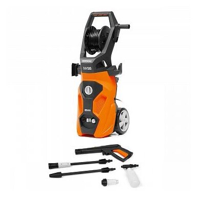 Aukšto slėgio plovimo įrenginys DAEWOO DAW 550, 2200W, 170bar, 450l/h, 8m Aukšto slėgio plovimo įrenginys DAEWOO DAW 550, 2200W, 170bar, 450l/h, 8m