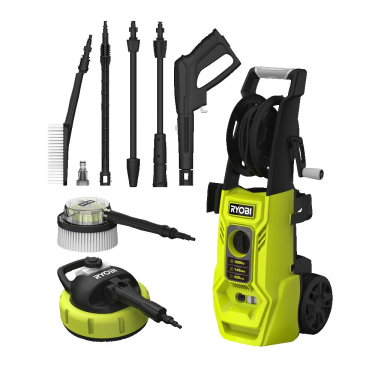 Aukšto slėgio plovykla Ryobi RY140PWA-P, 140 bar, 1800 W Aukšto slėgio plovykla Ryobi RY140PWA-P, 140 bar, 1800 W