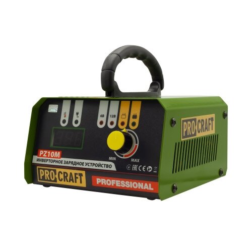 Automobilinių akumuliatorių įkroviklis „ProCraft PZ10M” 2