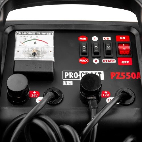 Automobilinių baterijų įkroviklis „ProCraft PZ550A” 5