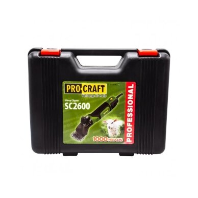 Avių kirpimo mašinėlė „ProCraft SC2600” 6 Avių kirpimo mašinėlė „ProCraft SC2600” 6