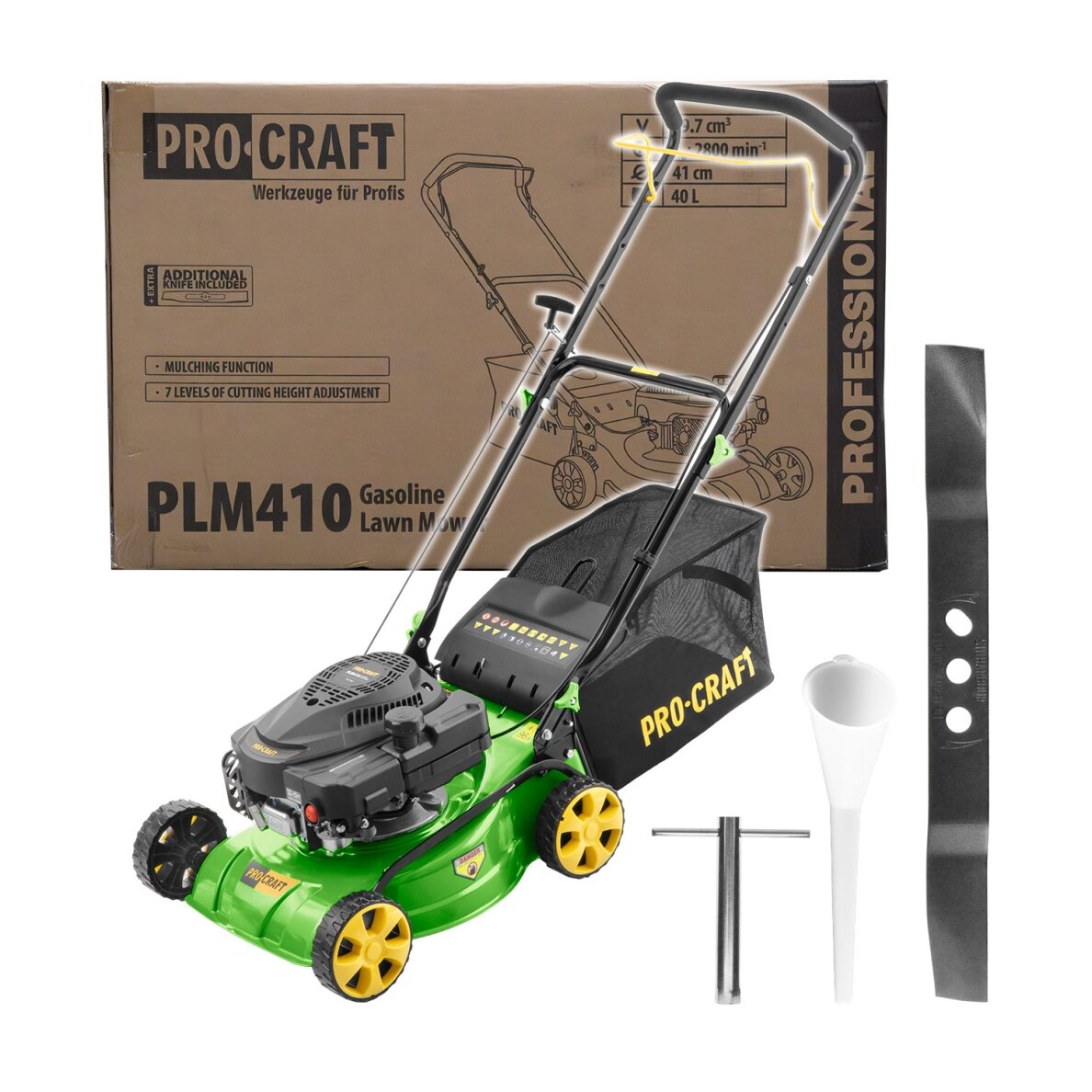 Benzininė vejapjovė „ProCraft PLM410” Benzininė vejapjovė „ProCraft PLM410”