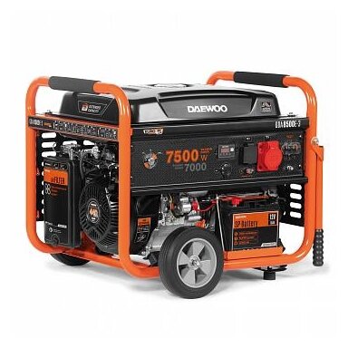 Benzininis generatorius DAEWOO GDA 8500E-3, 7.0 kW (su automatinio valdymo bloku ATS 15-400 GDA) Benzininis generatorius DAEWOO GDA 8500E-3, 7.0 kW (su automatinio valdymo bloku ATS 15-400 GDA)