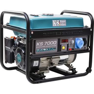 Benzininis generatorius Könner&Söhnen KS 7000, 5.5 kW Benzininis generatorius Könner&Söhnen KS 7000, 5.5 kW
