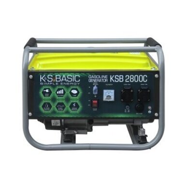 Benzininis generatorius "K&S BASIC" KSB 2800C Benzininis generatorius "K&S BASIC" KSB 2800C