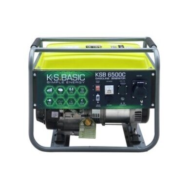 Benzininis generatorius "K&S BASIC" KSB 6500C Benzininis generatorius "K&S BASIC" KSB 6500C