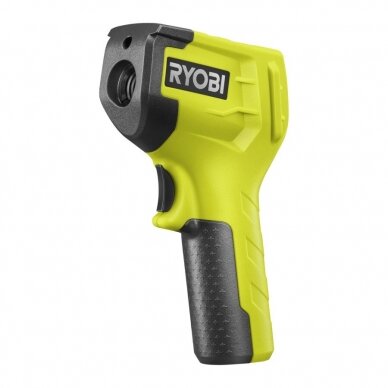 Bekontaktis infraraudonųjų spindulių termometras Ryobi RBIRT08, -50°C +550°C Bekontaktis infraraudonųjų spindulių termometras Ryobi RBIRT08, -50°C +550°C