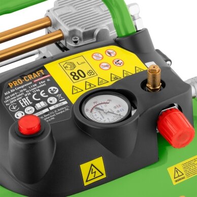 Betepalinis kompresorius „ProCraft AC6” 8 Betepalinis kompresorius „ProCraft AC6” 8