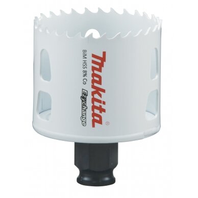 Bi-Metal gręžimo karūna Makita E-03866, EZYCHANGE, 57mm Bi-Metal gręžimo karūna Makita E-03866, EZYCHANGE, 57mm