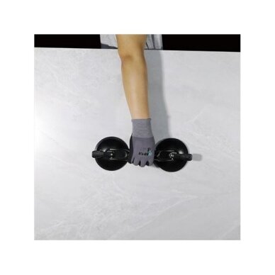 BIHUI 85 KG 125MM DVIGUBAS VAKUUMINIS PRITRAUKĖJAS PLYTELĖMS, STIKLUI 1 BIHUI 85 KG 125MM DVIGUBAS VAKUUMINIS PRITRAUKĖJAS PLYTELĖMS, STIKLUI 1