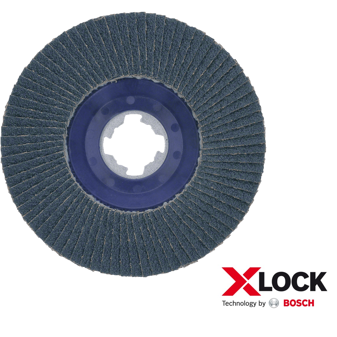 Bosch Žiedlapinis šlifavimo diskas X-LOCK Ø125 mm P60 Bosch Žiedlapinis šlifavimo diskas X-LOCK Ø125 mm P60