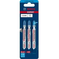 Bosch „EXPERT Stainless Steel T 118 AHM“ siaurapjūklio pjūklelis, 3 vnt. Bosch „EXPERT Stainless Steel T 118 AHM“ siaurapjūklio pjūklelis, 3 vnt.