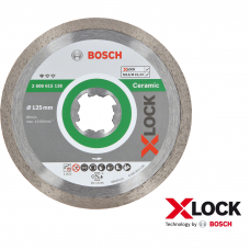BOSCH Deimantinis pjovimo diskas XLOCK Standard for Ceramic 125 mm