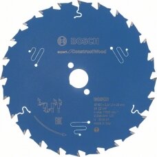 Bosch pjovimo diskas 165x20x2.0/1.3mm, 24T, Expert Construct