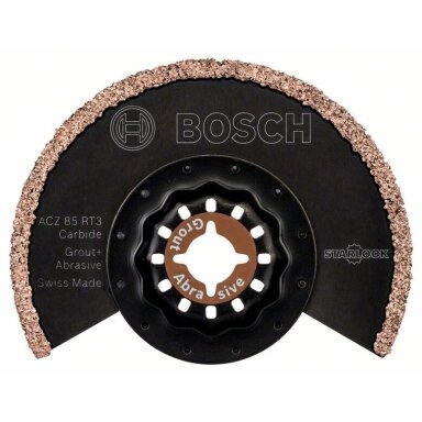 Bosch ACZ 85 RT3,Grout Abrasive 85 mm, 1 vnt., SATRLOCK 2608661642 Bosch ACZ 85 RT3,Grout Abrasive 85 mm, 1 vnt., SATRLOCK 2608661642