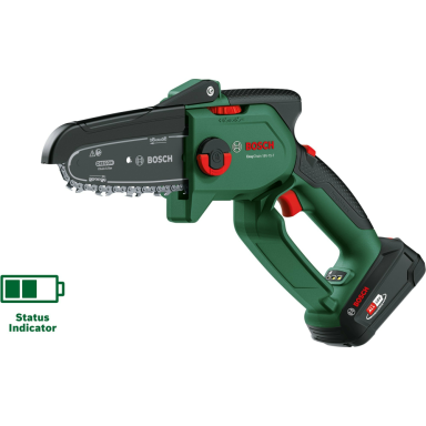 Bosch EasyChain 18V-15-7, 1x2,5ah, AL 1820 CV, 0Akumuliatorinis grandininis pjūklas Bosch EasyChain 18V-15-7, 1x2,5ah, AL 1820 CV, 0Akumuliatorinis grandininis pjūklas