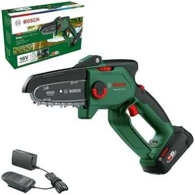 Bosch EasyChain 18V-15-7, 1x2,5ah, AL 1820 CV, 0Akumuliatorinis grandininis pjūklas Bosch EasyChain 18V-15-7, 1x2,5ah, AL 1820 CV, 0Akumuliatorinis grandininis pjūklas