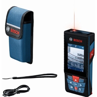Bosch GLM 150-27 C Bluetooth atstumų matuoklis (3.6V 3.1Ah) Bosch GLM 150-27 C Bluetooth atstumų matuoklis (3.6V 3.1Ah)
