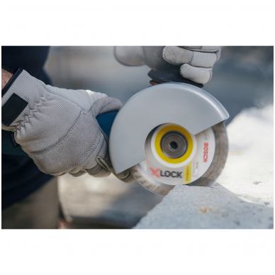 BOSCH Deimantinis pjovimo diskas XLOCK Best for Hard Ceramic 125 mm 1 BOSCH Deimantinis pjovimo diskas XLOCK Best for Hard Ceramic 125 mm 1