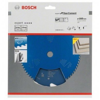 Bosch  fibrocemento diskinio pjūklo diskas 160mm (2608644121) 1