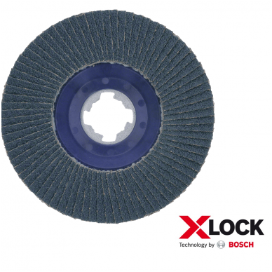 Bosch Žiedlapinis šlifavimo diskas  X-LOCK Ø125 mm P80