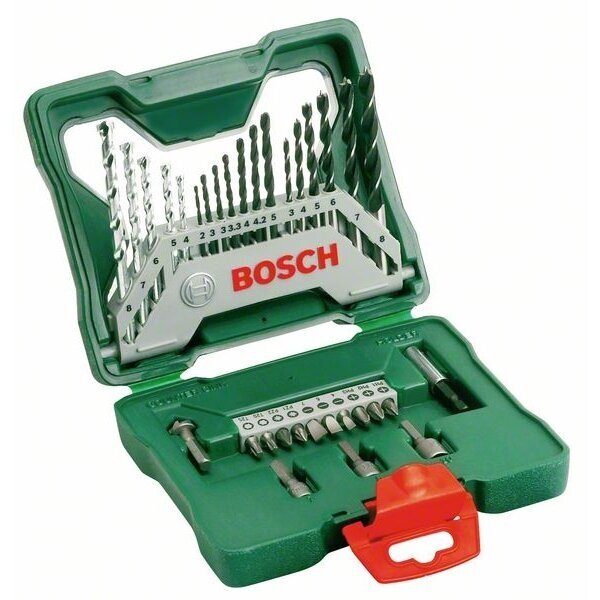 Bosch Sukimo ir gręžimo priedų komplektas 33-dalių 2607019325 Bosch Sukimo ir gręžimo priedų komplektas 33-dalių 2607019325