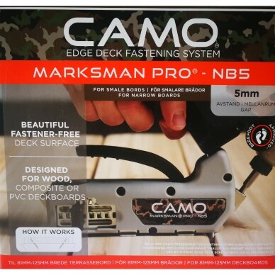 CAMO įrankis Pro-NB 5  83–125 mm 2