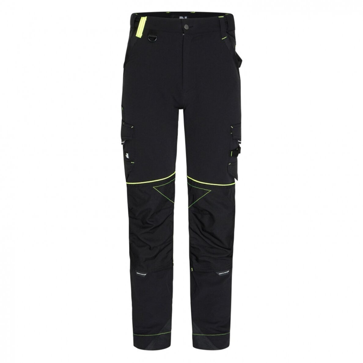 Darbo kelnės North Ways Sacha 1388, 4-way stretch, Black/Neon Yell, dydis 50 Darbo kelnės North Ways Sacha 1388, 4-way stretch, Black/Neon Yell, dydis 50