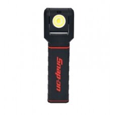 Darbinis šviestuvas Snap-on 550lm LED, automatinis fokusavimas, besisukanti galvutė, USB-C, IP65