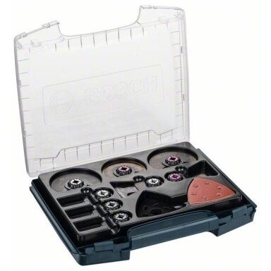 Daugiafunkcinio įrankio priedų rinkinys Bosch 34 dalių STARLOCK i-BOXX Pro (2608662013) Daugiafunkcinio įrankio priedų rinkinys Bosch 34 dalių STARLOCK i-BOXX Pro (2608662013)