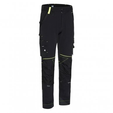 Darbo kelnės North Ways Sacha 1388 Black/Neon Yell, dydis 46 Darbo kelnės North Ways Sacha 1388 Black/Neon Yell, dydis 46