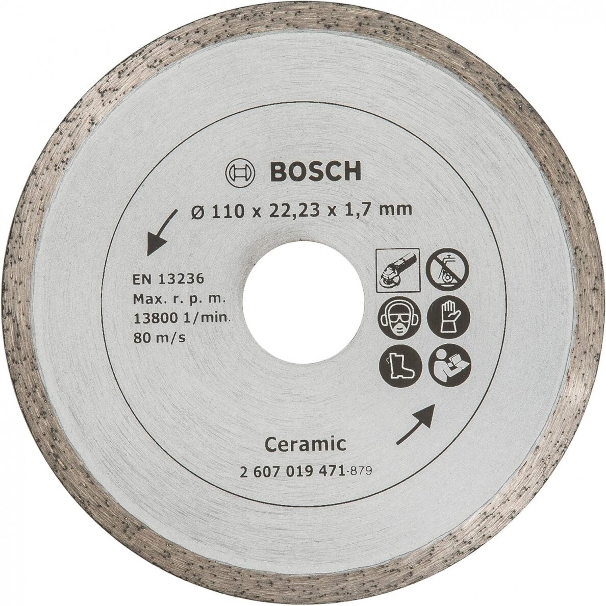 Deimantinis pjovimo diskas Bosch, Ø110, 2607019471 Deimantinis pjovimo diskas Bosch, Ø110, 2607019471