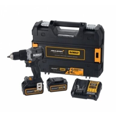 Akumuliatorinis smūginis suktuvas-gręžtuvas DeWalt DCD85MP2T, 18 V, 2x5.0 Ah Akumuliatorinis smūginis suktuvas-gręžtuvas DeWalt DCD85MP2T, 18 V, 2x5.0 Ah