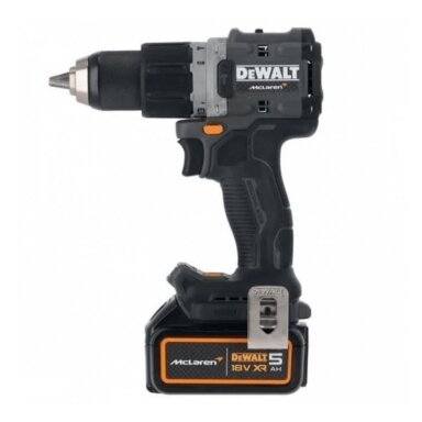 Akumuliatorinis smūginis suktuvas-gręžtuvas DeWalt DCD85MP2T, 18 V, 2x5.0 Ah Akumuliatorinis smūginis suktuvas-gręžtuvas DeWalt DCD85MP2T, 18 V, 2x5.0 Ah