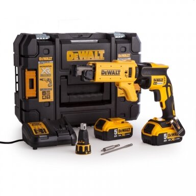 DeWALT DCF620P2K akumuliatorinis gipskartonio suktuvas DeWALT DCF620P2K akumuliatorinis gipskartonio suktuvas