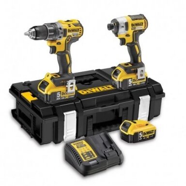 DeWALT DCK266P3 įrankių rinkinys (suktuvas-gręžtuvas DCD 796P2 + impulsinis suktuvas DCF 887) DeWALT DCK266P3 įrankių rinkinys (suktuvas-gręžtuvas DCD 796P2 + impulsinis suktuvas DCF 887)
