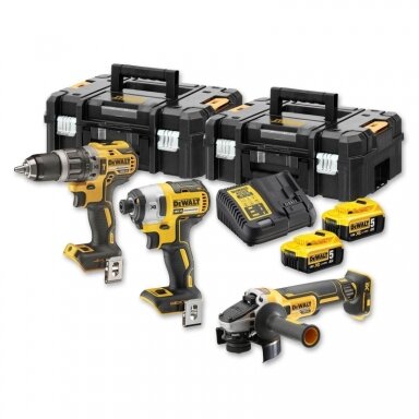 DeWALT DCK384P2T akumuliatorinių įrankių rinkinys DeWALT DCK384P2T akumuliatorinių įrankių rinkinys