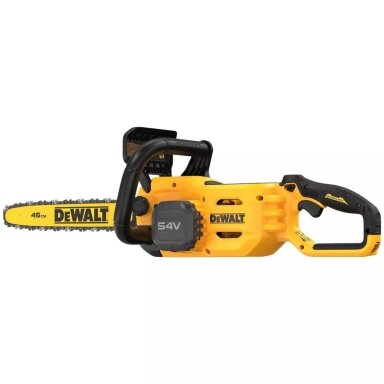 Akumuliatorinis grandininis pjūklas DeWalt DCMCS574N-XJ, 54 V, 45 cm, (be akum. ir krov.) Akumuliatorinis grandininis pjūklas DeWalt DCMCS574N-XJ, 54 V, 45 cm, (be akum. ir krov.)