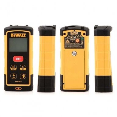 DeWALT DW03050 lazerinis atstumų matuoklis DeWALT DW03050 lazerinis atstumų matuoklis