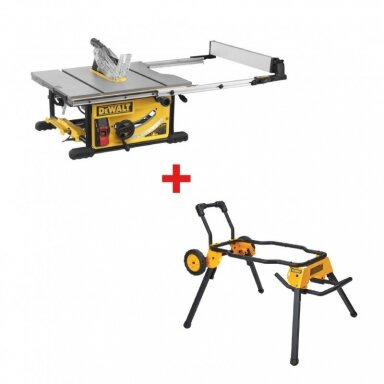 DeWALT DWE7492 pjovimo staklės + DWE74911 stalinių pjovimo staklių stovas DeWALT DWE7492 pjovimo staklės + DWE74911 stalinių pjovimo staklių stovas