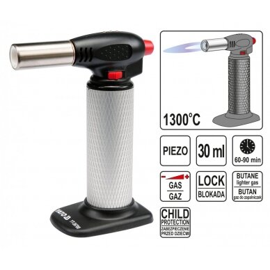 Degiklis dujoms Piezo 1300°C Yato | 30ml Degiklis dujoms Piezo 1300°C Yato | 30ml