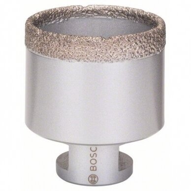 Deimantinė gręžimo karūna BOSCH Dry speed, M14, 55 mm, 2608587126 Deimantinė gręžimo karūna BOSCH Dry speed, M14, 55 mm, 2608587126