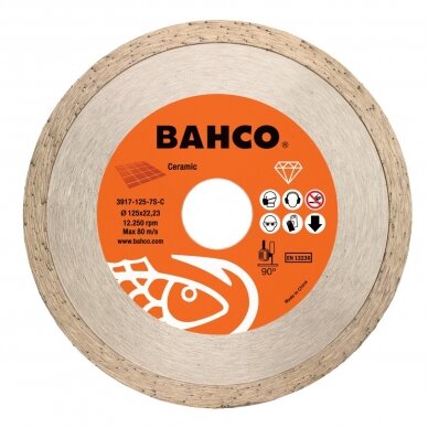Deimantinis diskas keramikai Bahco 125x2.0x22.23mm Deimantinis diskas keramikai Bahco 125x2.0x22.23mm