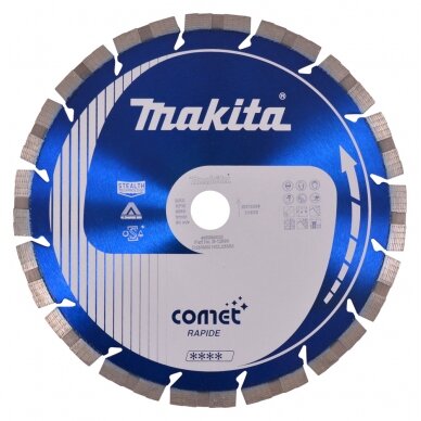 Deimantinis diskas Makita B-12893, 230MM COMET RAPID Deimantinis diskas Makita B-12893, 230MM COMET RAPID