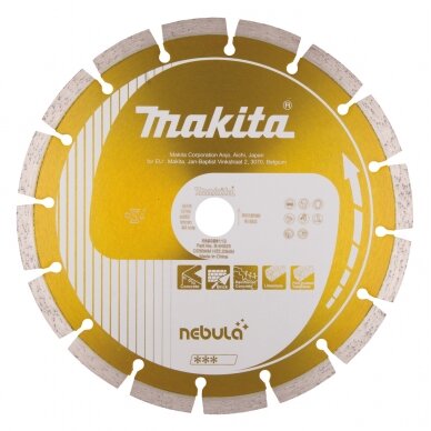 Deimantinis diskas Makita B-54025, NEBULA, 230mm Deimantinis diskas Makita B-54025, NEBULA, 230mm