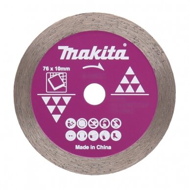 Deimantinis diskas plytelėms Makita D-77263 Deimantinis diskas plytelėms Makita D-77263